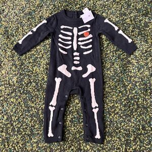Baby Gap Skeleton Pajama Costume 12-18M